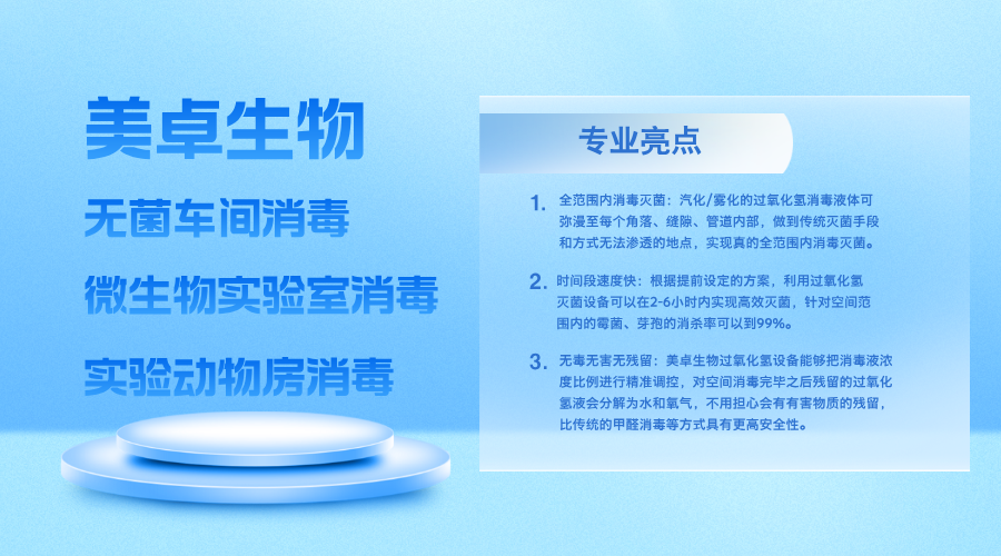 空調(diào)機(jī)組過氧化氫循環(huán)滅菌，美卓生物搭載一對一循環(huán)滅菌方案